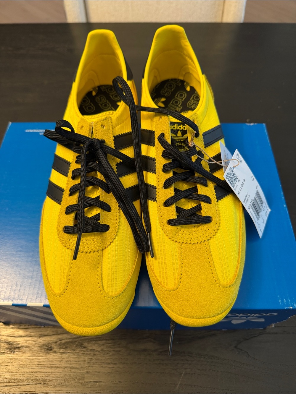 Adidas SL 72 OG W in Yellow - Brand new - box no lid - Women size 9 - Picture 2 of 6